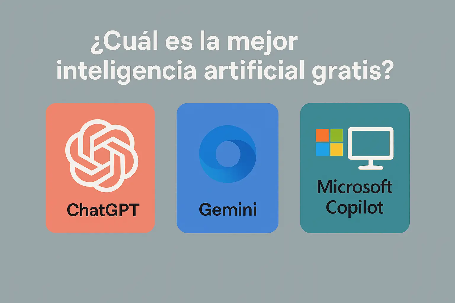 ¿Cual es la mejor inteligencia artificial gratis?