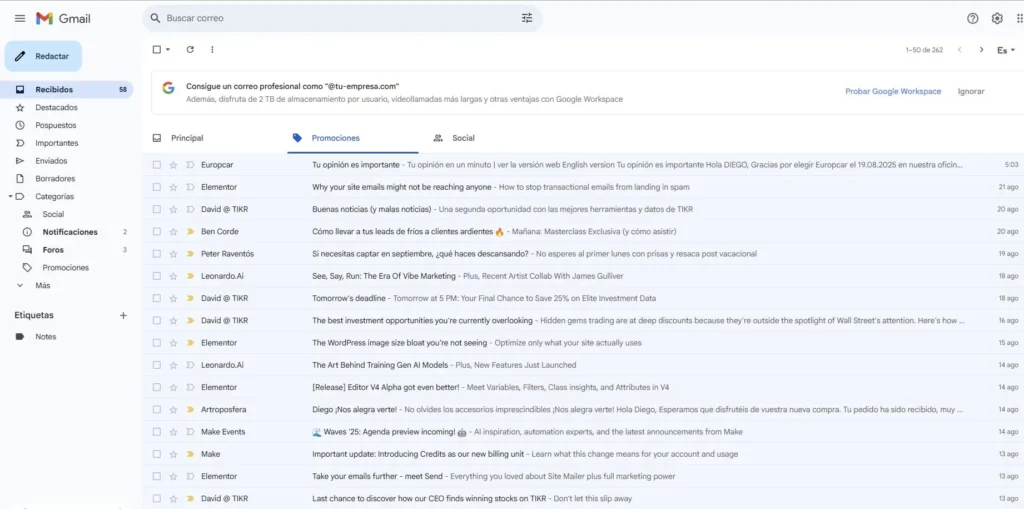 Correo automaitzado gracias a agentes de ia para marketing