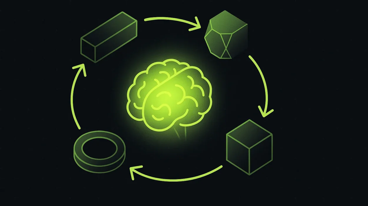 Diagrama conceptual del agent loop de IA agéntica con las fases perception, reasoning, action y observation