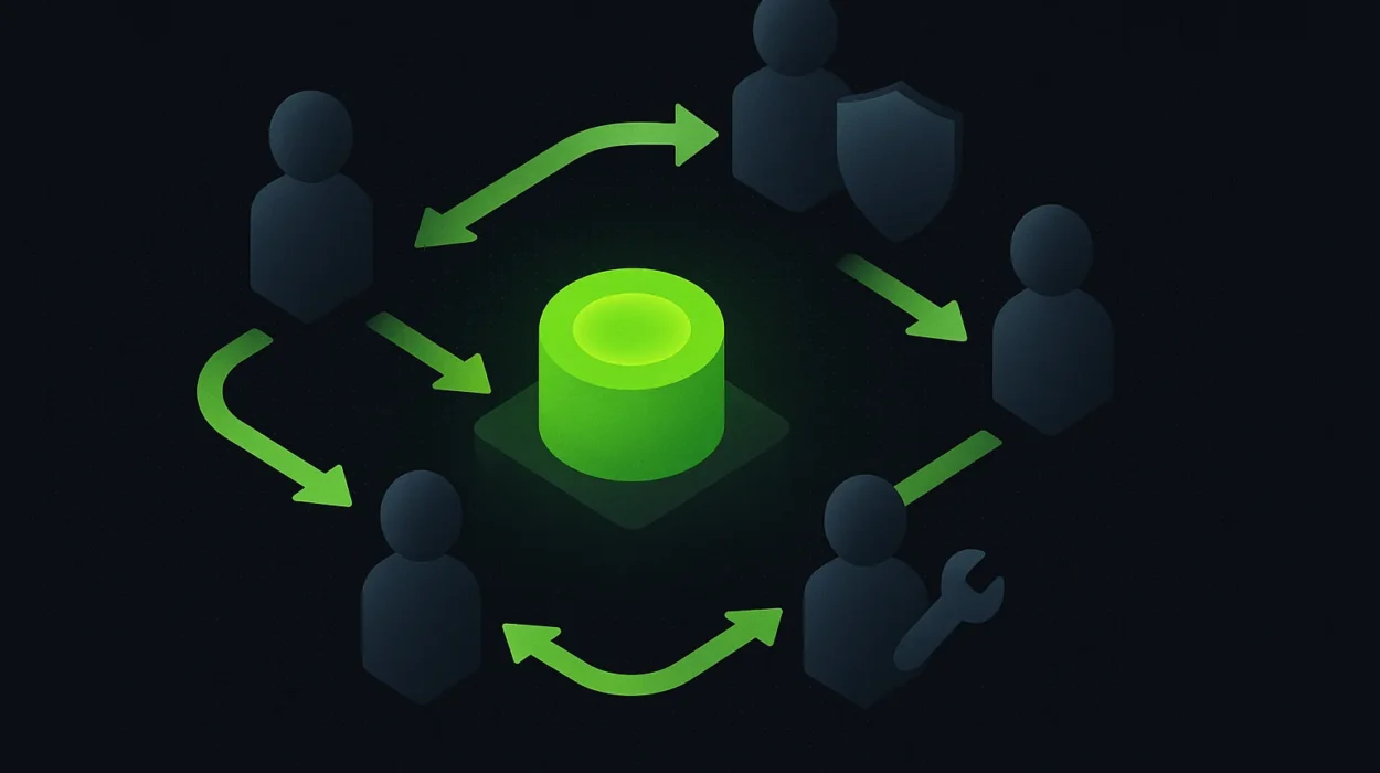 Diagrama conceptual de OpenAI Agents SDK con múltiples agentes conectados por handoffs y guardrails
