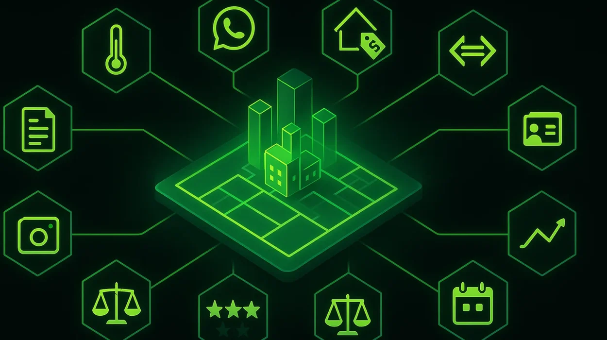 Las 10 aplicaciones más impactantes de la inteligencia artificial para inmobiliarias 2026 — lead scoring, AVM valoración, chatbot 24/7 y más — por Baigency